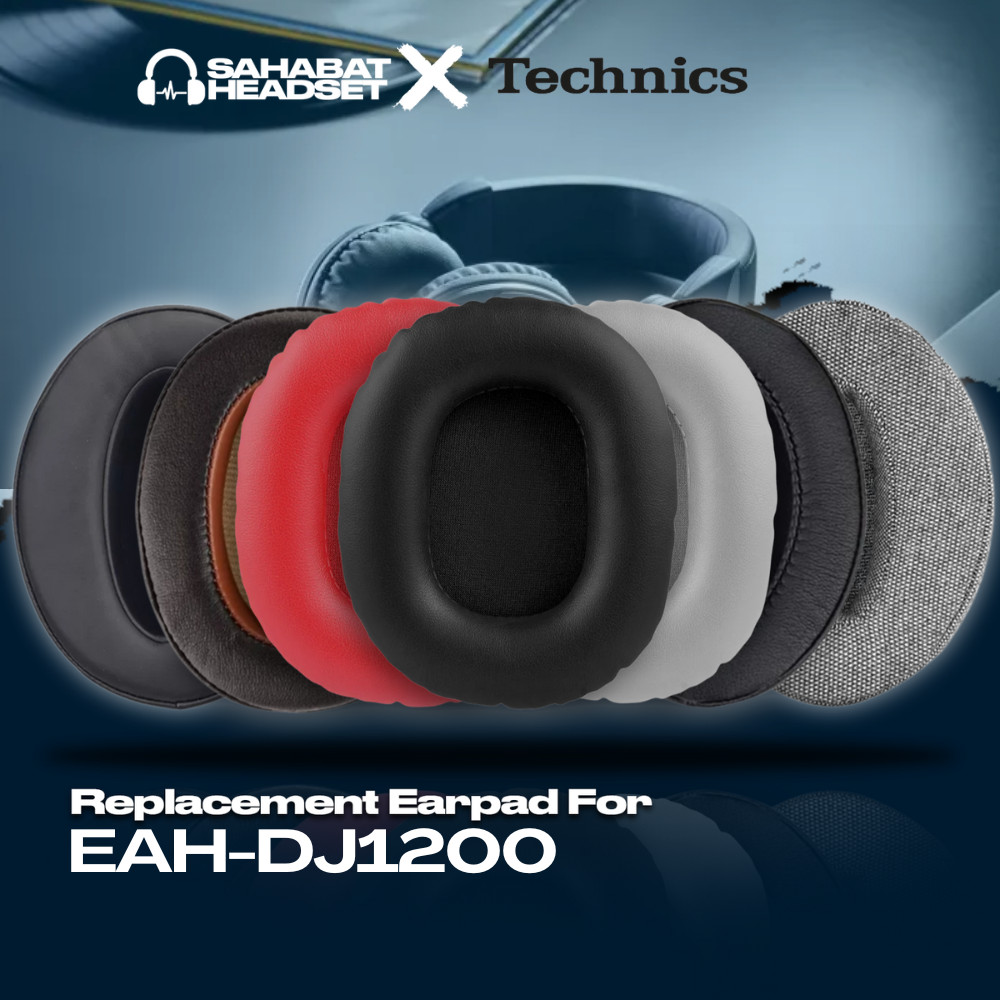 Ear Cushion Earpad Earcup EAH-DJ1200 DJ 1200 Busa Bantalan Pad Foam