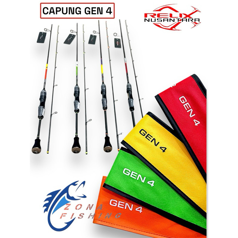 Joran Capung Gen 4 662 702 732 762 UL Relix Nusantara - Free Packing