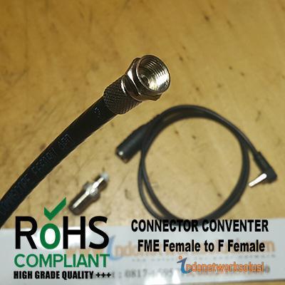 KONEKTOR CONNECTOR CONVERTER FME F To F F Modem Ke Antena TV Parabola