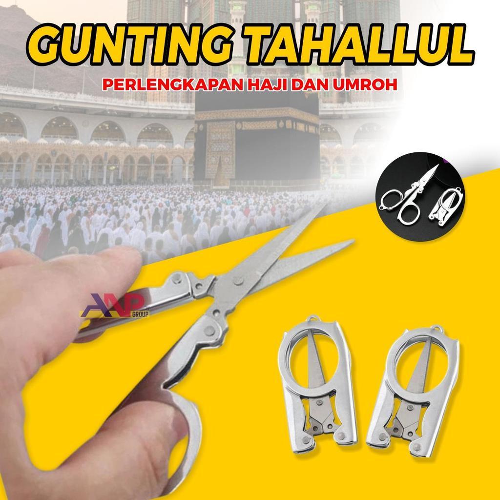 VIRAL- - Gunting Lipat Tahallul Stainless Steel Mini untuk Tahalul Haji Umroh Potong Rambut Peralata