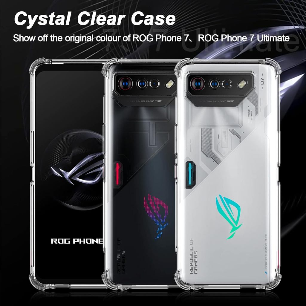 RAJA CASE FOR ASUS PHONE ROG 6 / ROG 6 PRO ANTICRACK SOFTCASE JELLY PREMIUM SHOCKPROOF HIGH QUALITY 