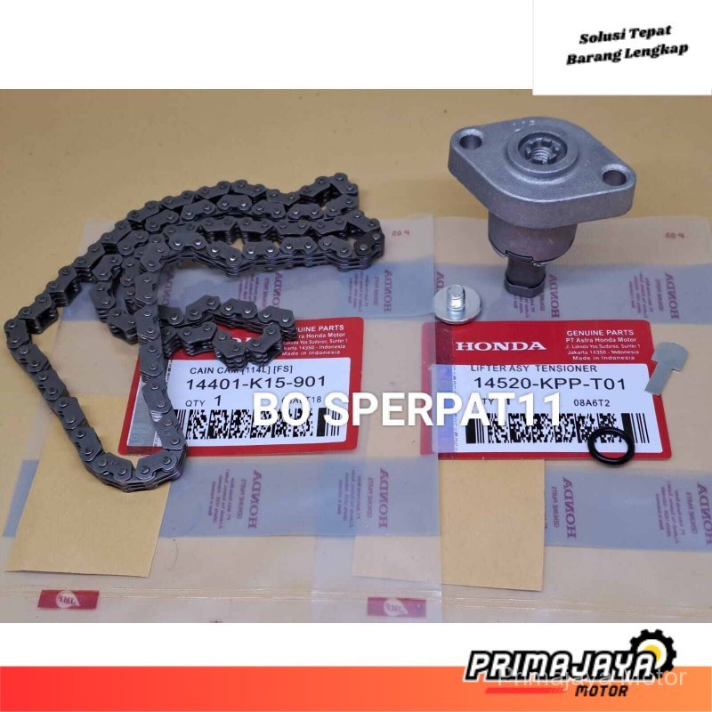 Rantai keteng K15+tonjokan keteng Honda CB150R OLD CBR 150 OLD lama.original