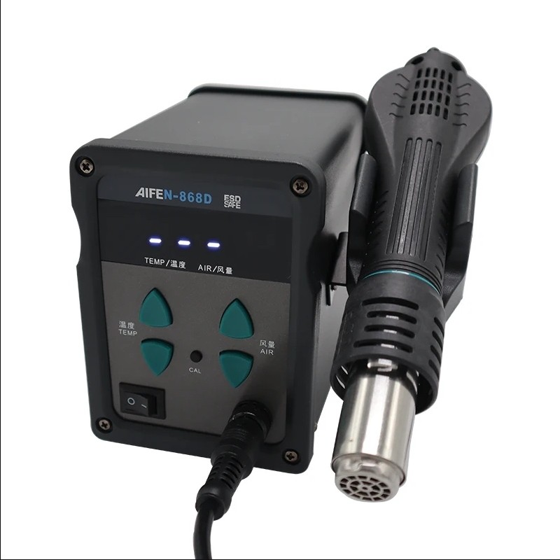 868D Stasiun Udara Panas 700W LED gital Solder Besi Pematrian Ulang Stasiun Solder Pistol Panas  Per