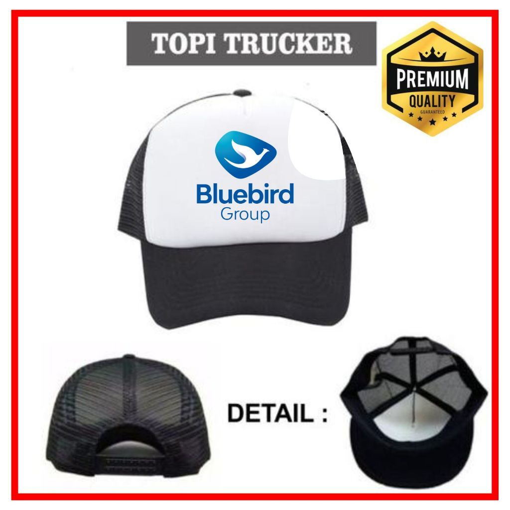 Topi Taxi Blue Bird Group Trucker Premium Quality