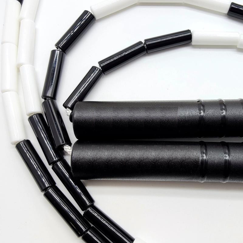 Hard Beaded Bamboo Skipping Rope Fancy Jump for Work Out ildren's Jumping Rope Jump Rope Beaded Jump