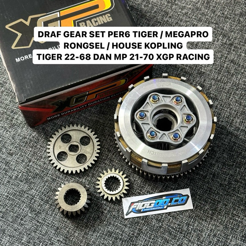 DRAF GEAR SET TIGER/MP XGP SET DRAFT GEAR SET XGP TIGER/MP KOPLING SET TIGER XGP KOPLING XGP PER 6 K