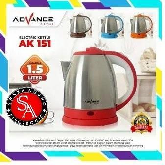 Electric Kettle Yundai Type:EK-18A (Khusus Medan-GOJEK)  Original