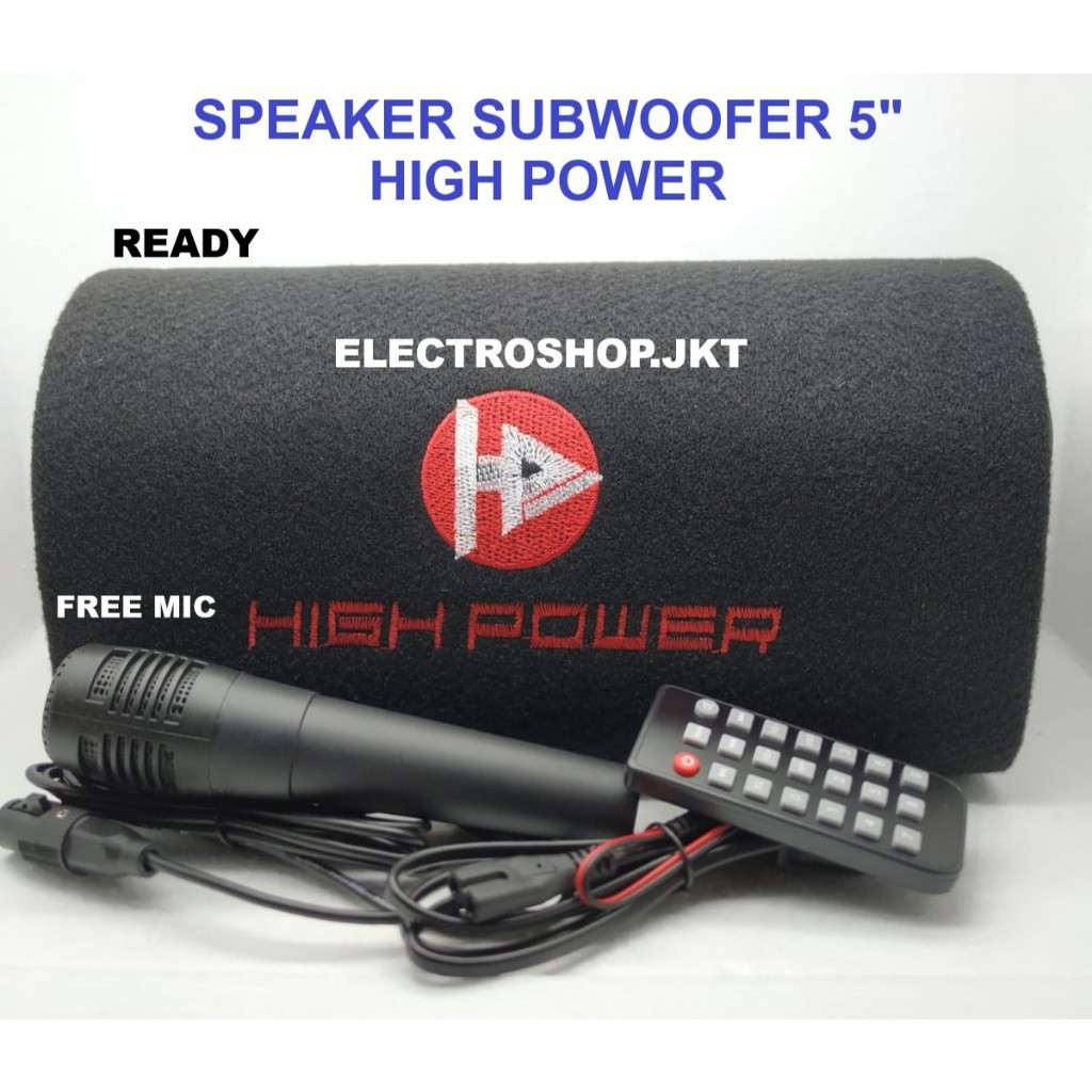 Speaker Tabung Bluetooth 5 Inch High Power 777 Speaker Aktif 5" Mobil Rumah Subwoofer Super Bass