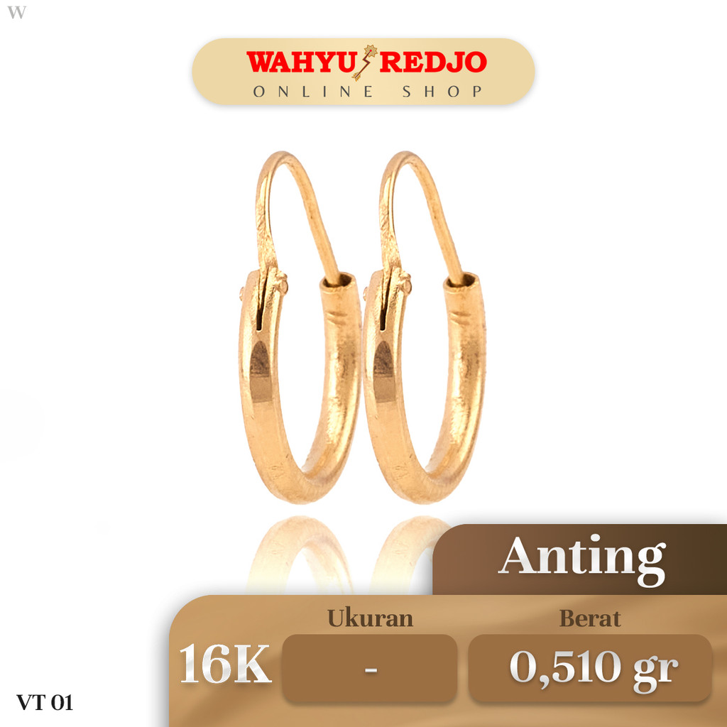 Anting Emas Kadar 16K Wahyu Redjo AN-16K-30065962