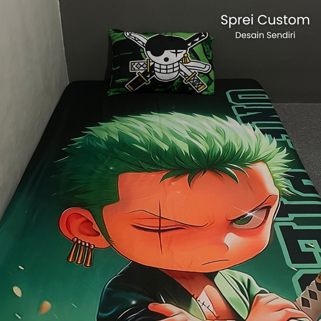 PROMO Sprei Custom bisa pakai desain sendiri | sprei custom foto/gambar