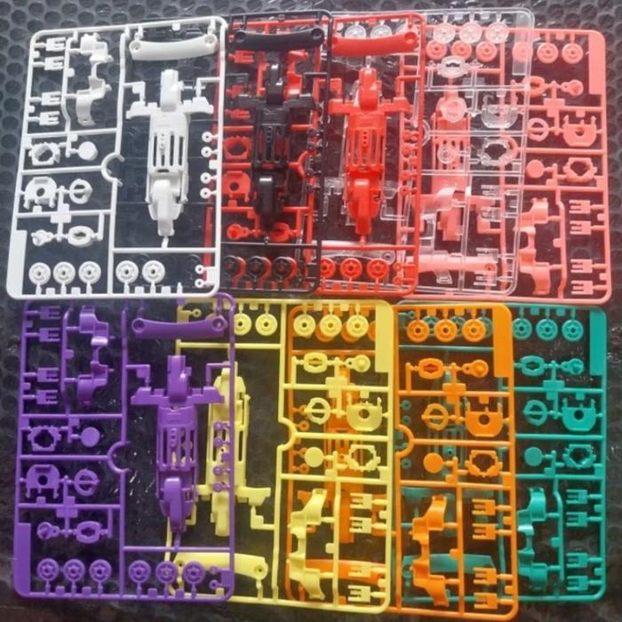 REP TAMIYA GEARBOX SET MA CHASSIS - CLEAR