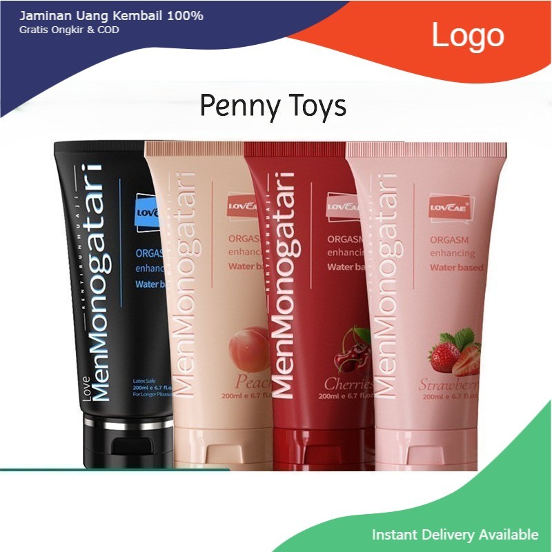 NEW WDR  SUPER original Premium Lubricant Menmonogatari Monogatari Water Based Pelumas Strawberry Ch