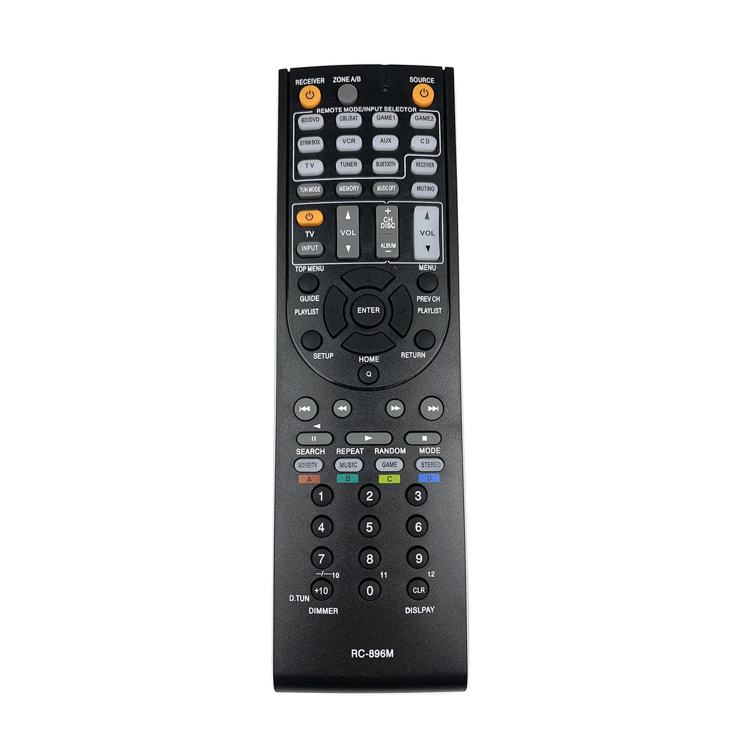 RC896M Replace Remote Control for Onkyo AV Receiver TXSR444 TXNR315 TXSR445 TXNR545