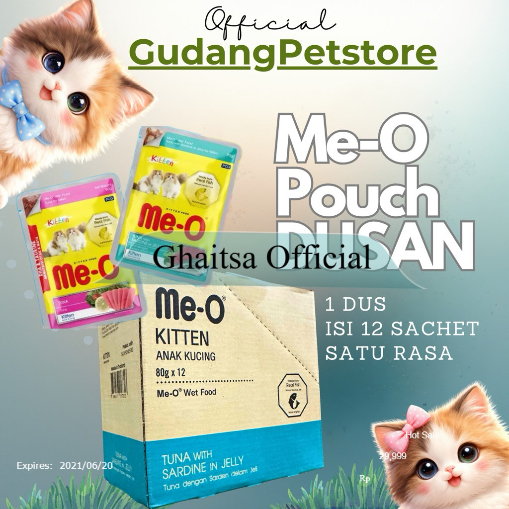 Dus Meo Pouch 1 Box 12 Pcs Varian Adult Kitten