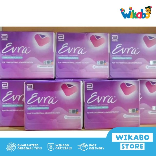 (EVRA) TRANSDERMAL KB PATCH isi 3 Original Malaysia READY STOCK