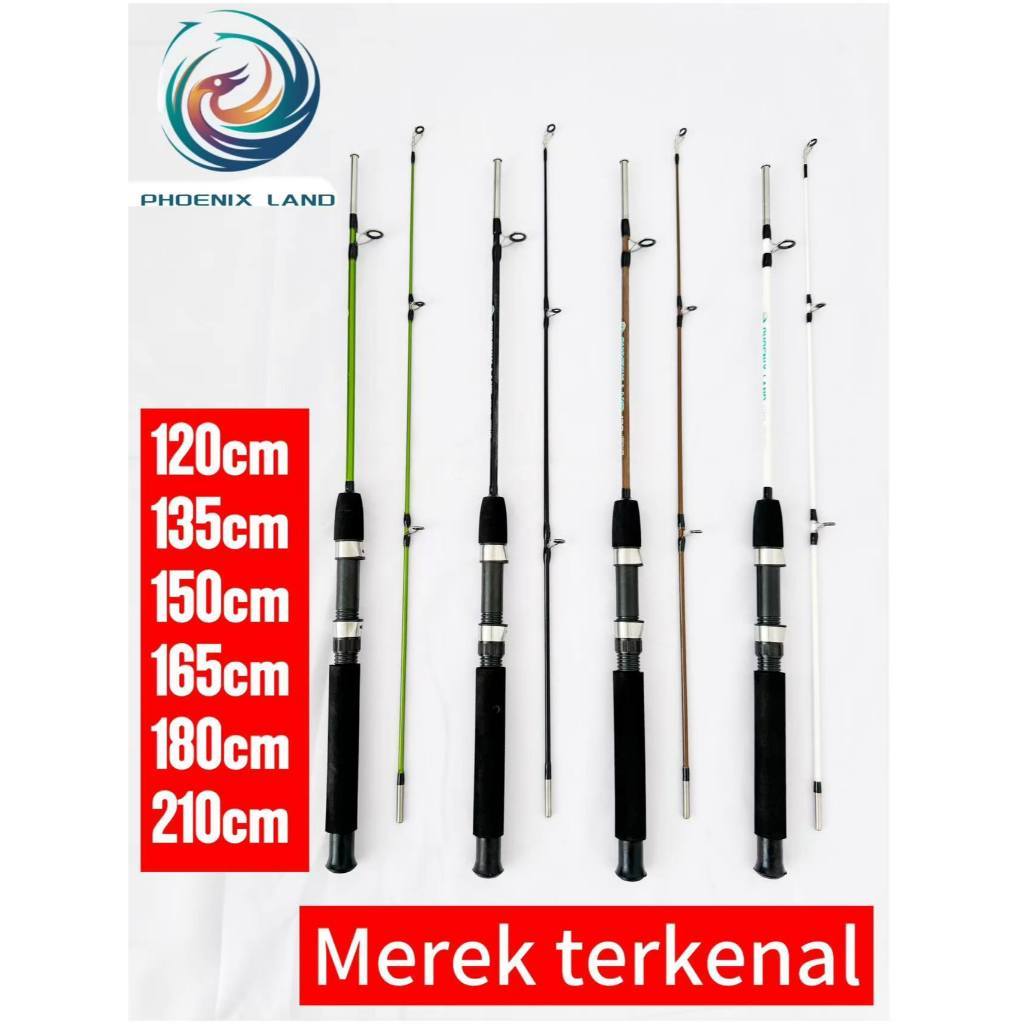 TERLARIS Merek terkenal PHOENIX Pancing Luya Joran Pancing Spinning  120cm 135cm |150cm  165cm 180cm