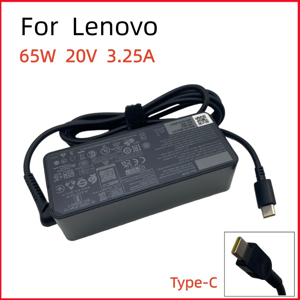 20V 3.25A 65W USB Type-C Laptop Adapter arger For Lenovo Thinkpad X1 carbon Yoga X280 L380 X380 rome