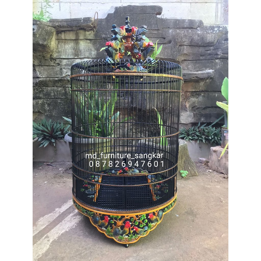 sangkar murai, sangkar murai ukir, sangkar burung murai batu, sangkar murai no 2, kandang burung mur