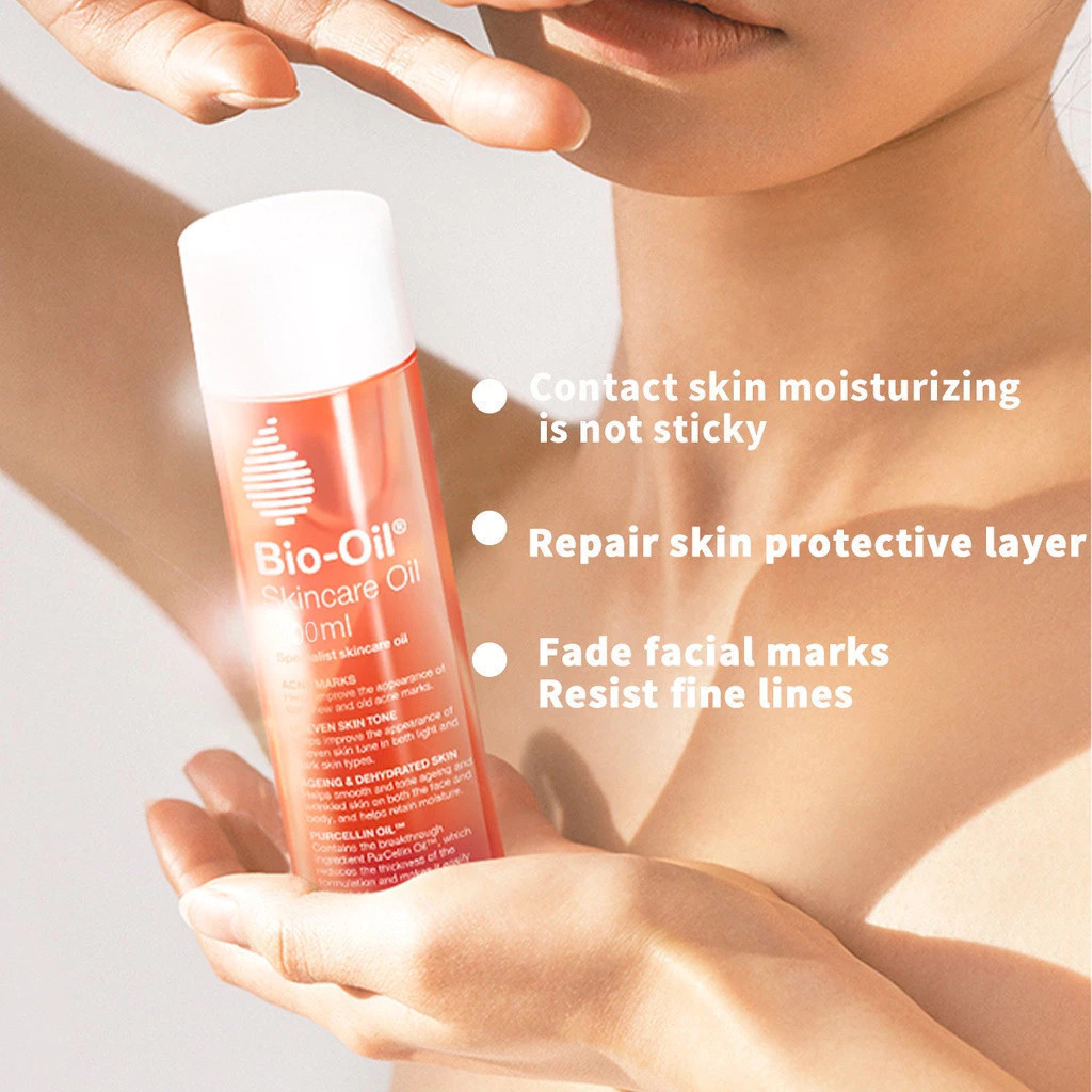 Bio Oil Skincare 200 ML / Bio Oil Penghilang Bekas Luka / Bio Oil Stretch Mark / Penghilang Strech M