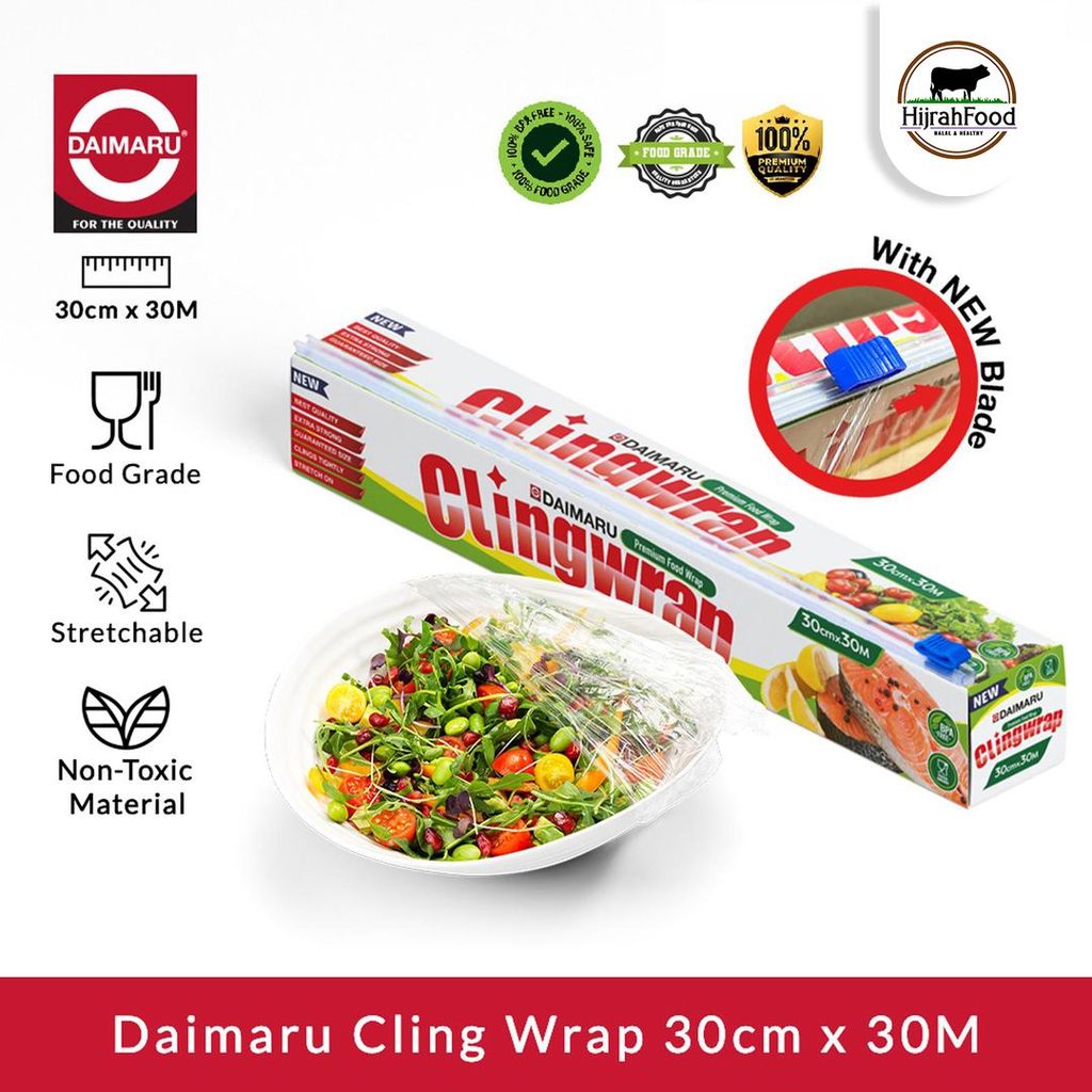 Daimaru Cling Wrap Premium Food Grade | Plastik Wrap Pembungkus Makanan