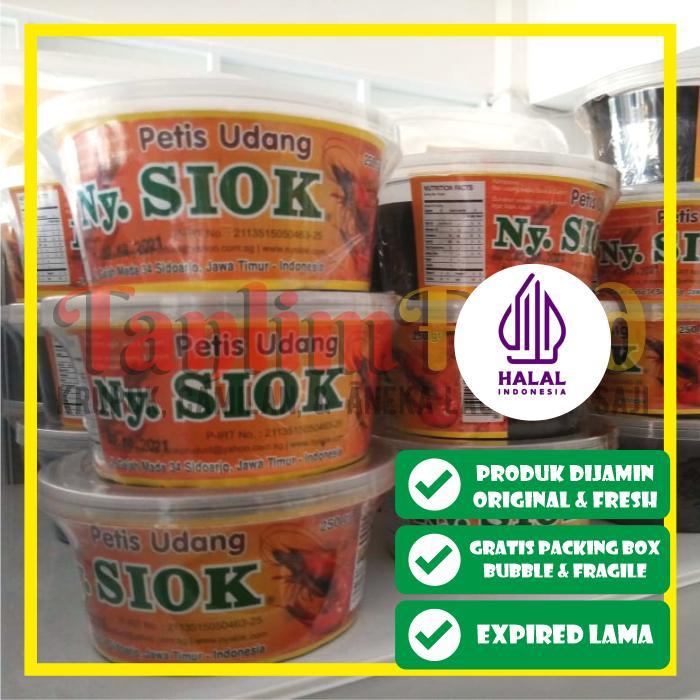 Ny. Siok Petis Udang Asli Sidoarjo 250gr Halal Indonesia Produk Original Fresh Expired Lama Dengan B