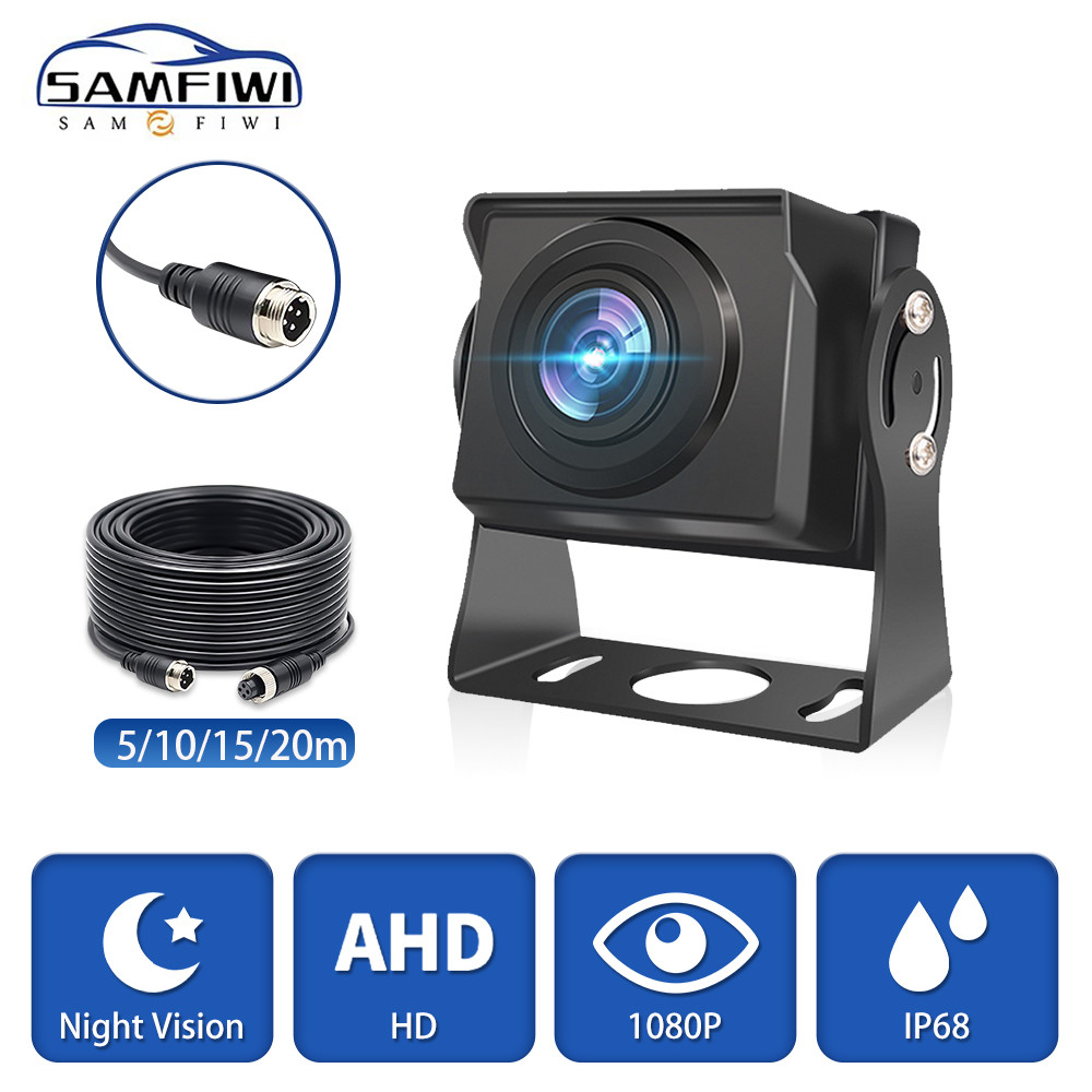Lensa Sudut Lebar Fisheye Kamera Mundur Truk AHD Penglihatan Malam Starlight Kamera Pandangan Belaka