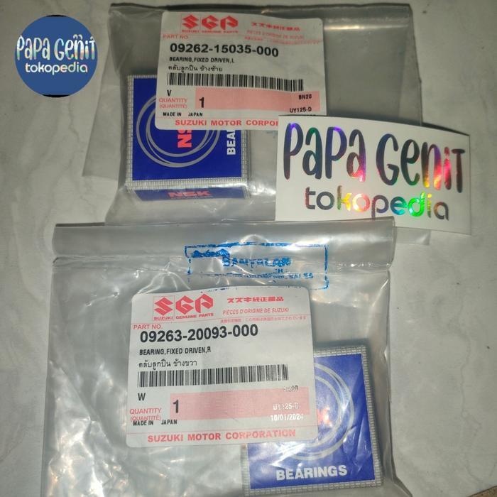 bearing pully belakang skywave hayate spin skydrive original pict no 13&14 09262-15035 & 09262-15035