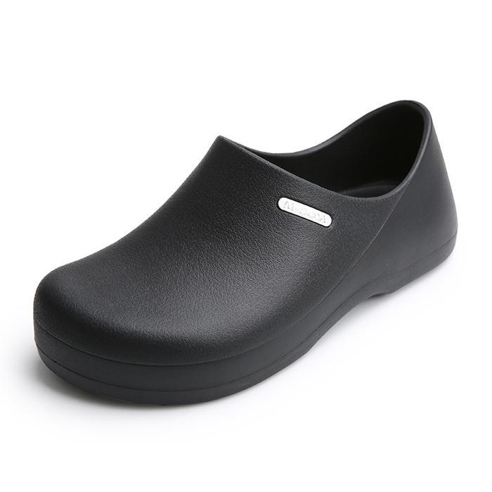 promo Mboya Chef Shoes Chef Clog Sepatu Kitchen Anti Slip - 36 terlaris