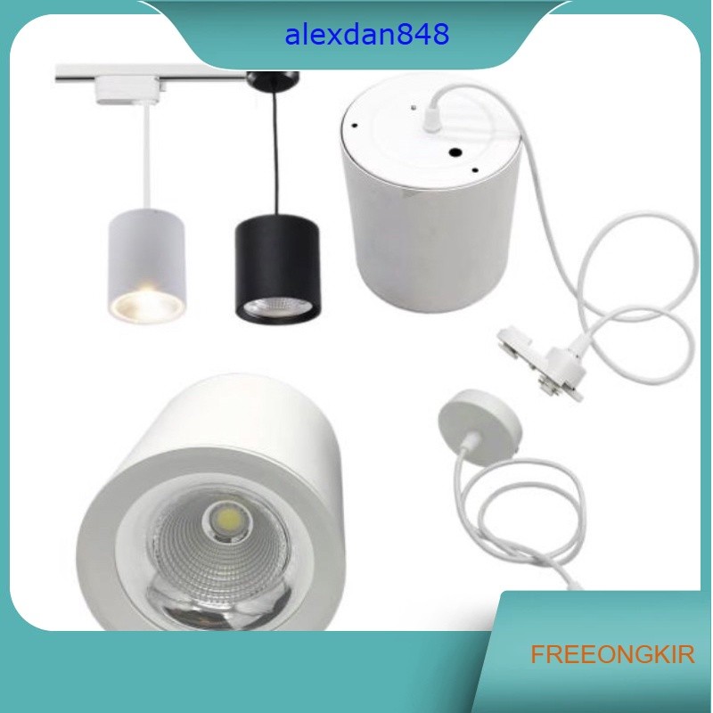 Lampu Downlight Led Outbow Gantung Lampu Gantung COB Plafond Rel Lampu Downlight Outbow COB 20 Watt 