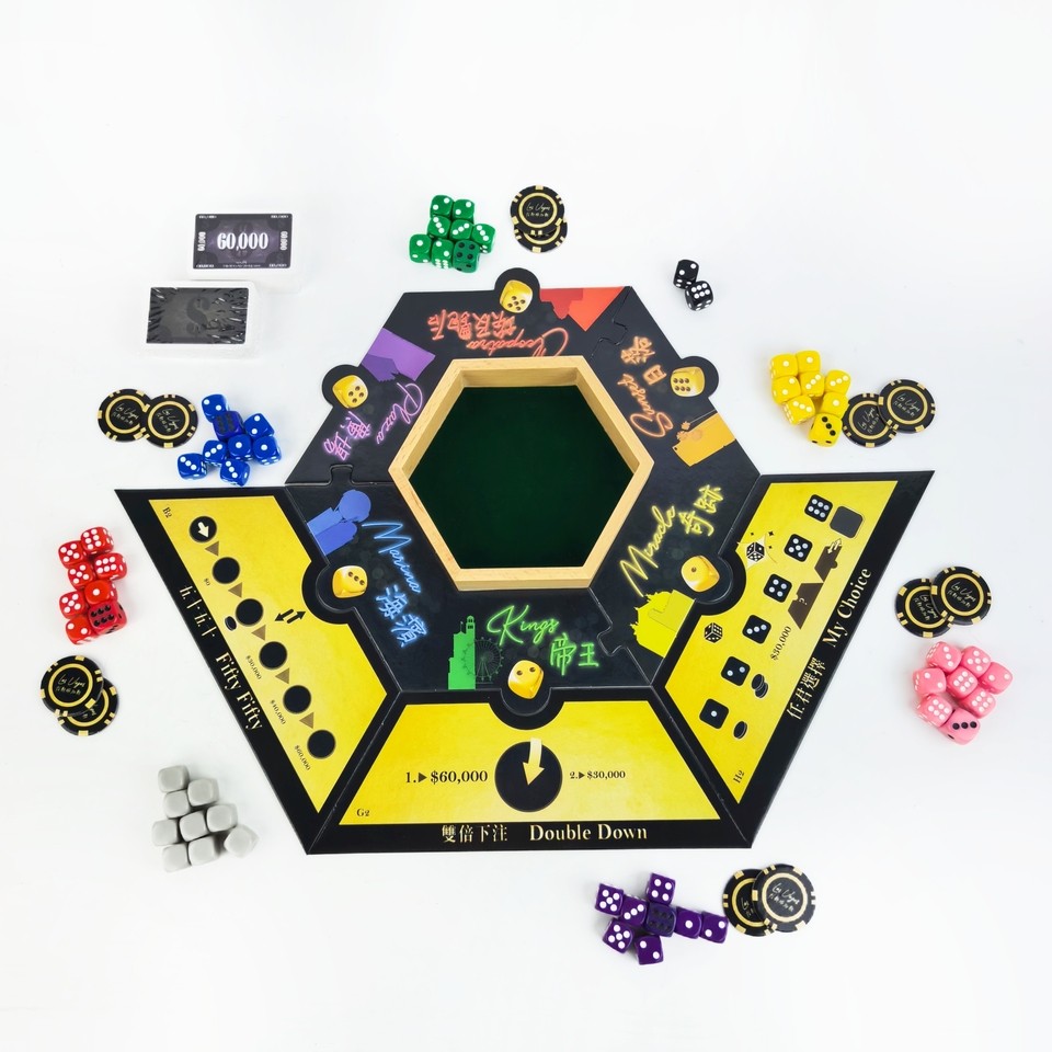 New Las Vegas Royal Edition Board Game - Adult Christmas and Birthday Gifts Casino parties and team-