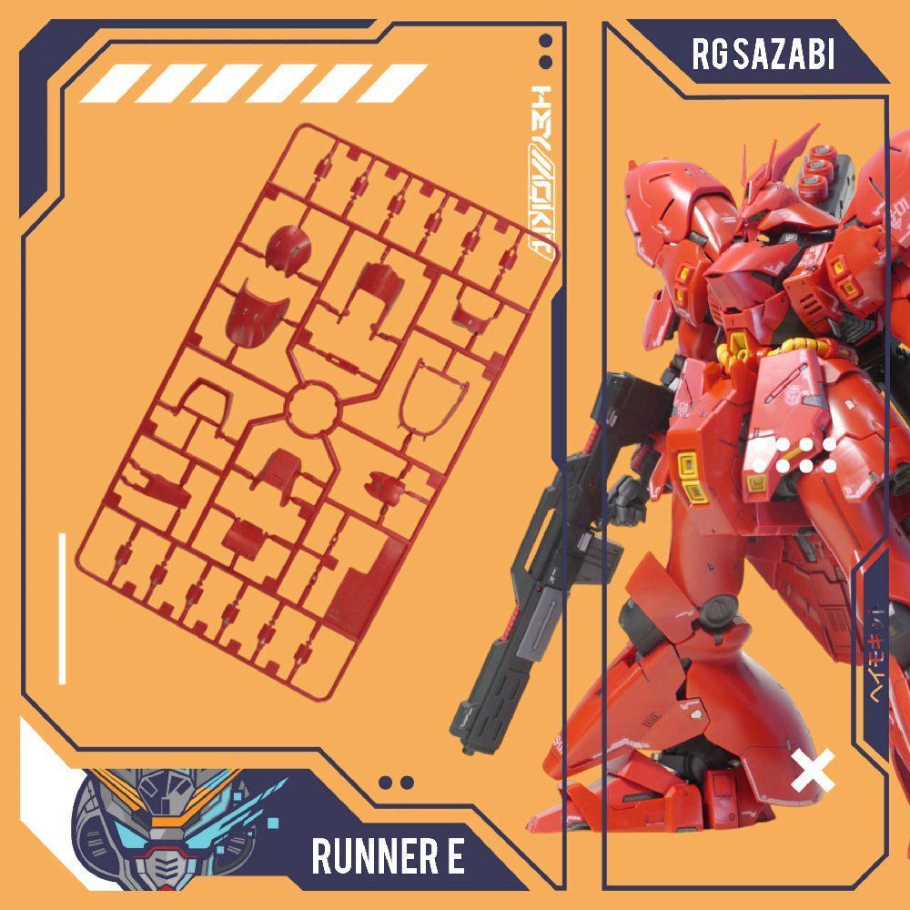 RUNNER PART E NON BANDAI RG SAZABI MODELKIT