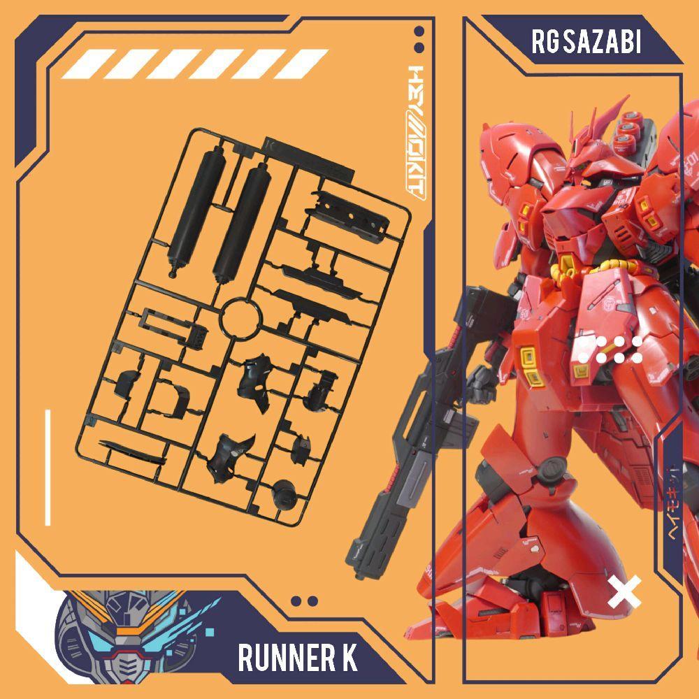 RUNNER PART K NON BANDAI RG SAZABI MODELKIT