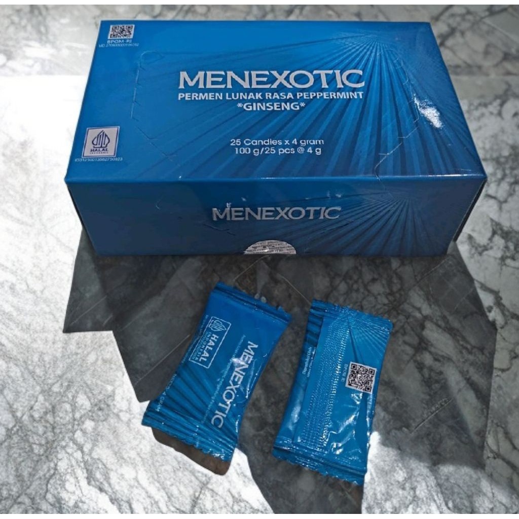 Permen Lunak Menxotic|Mense Xotic|Mens Exotic|Menexotic Original Candy 1Box 25pcs  Berkualitas