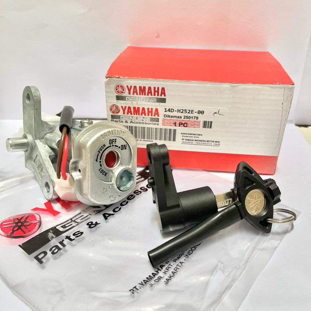 ALIANSHOP Kunci Kontak Set 14D Motor YAMAHA Mio Soul Fino Kabru Mio Soul