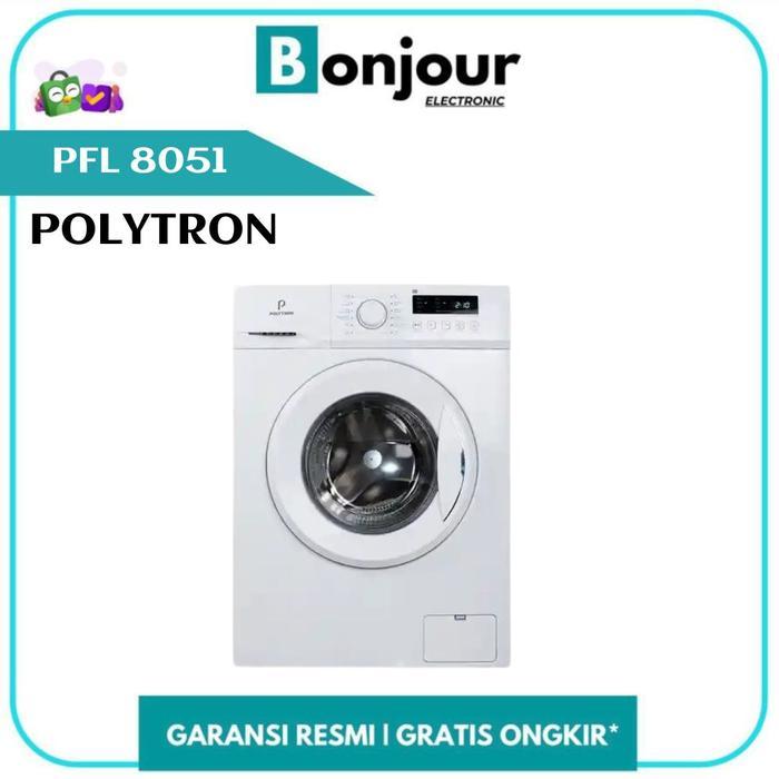 Mesin Cuci 8 Kg Front Loading Polytron PFL8051 Polytron PFL 8051 [GARANSI RESMI]