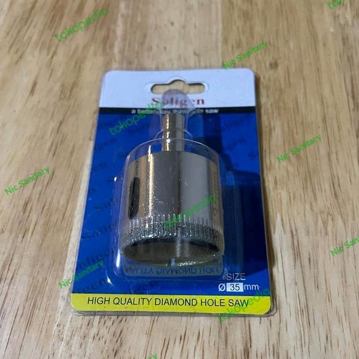 POWERX mata bor kaca mata bor keramik granit SOLIGEN 35 mm