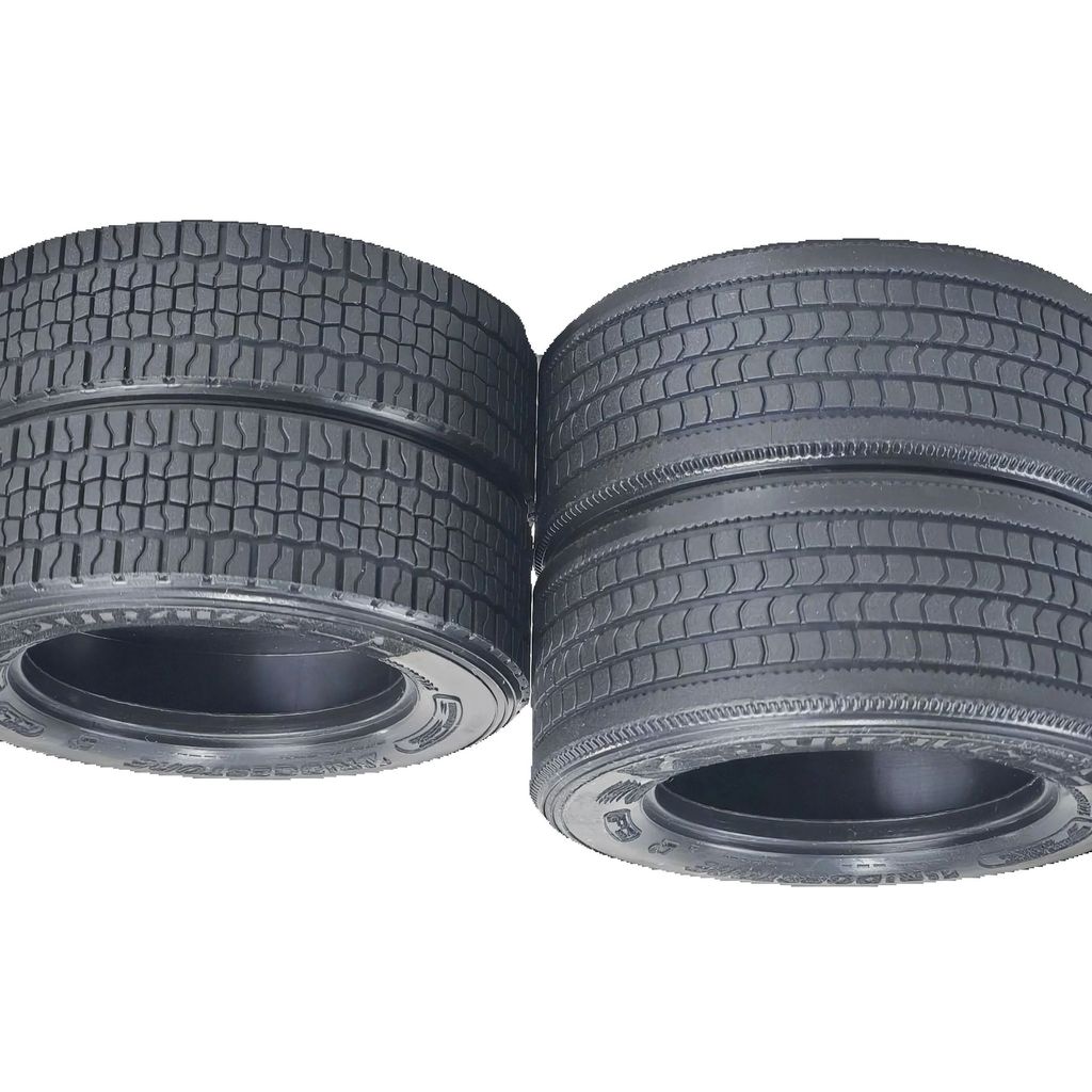 JXMODEL Tyre 1 Pair Narrow And Wide Tyres Tire RC Truck  For 1/14 Tamiya Rc Tactor Dump Truck  Trail
