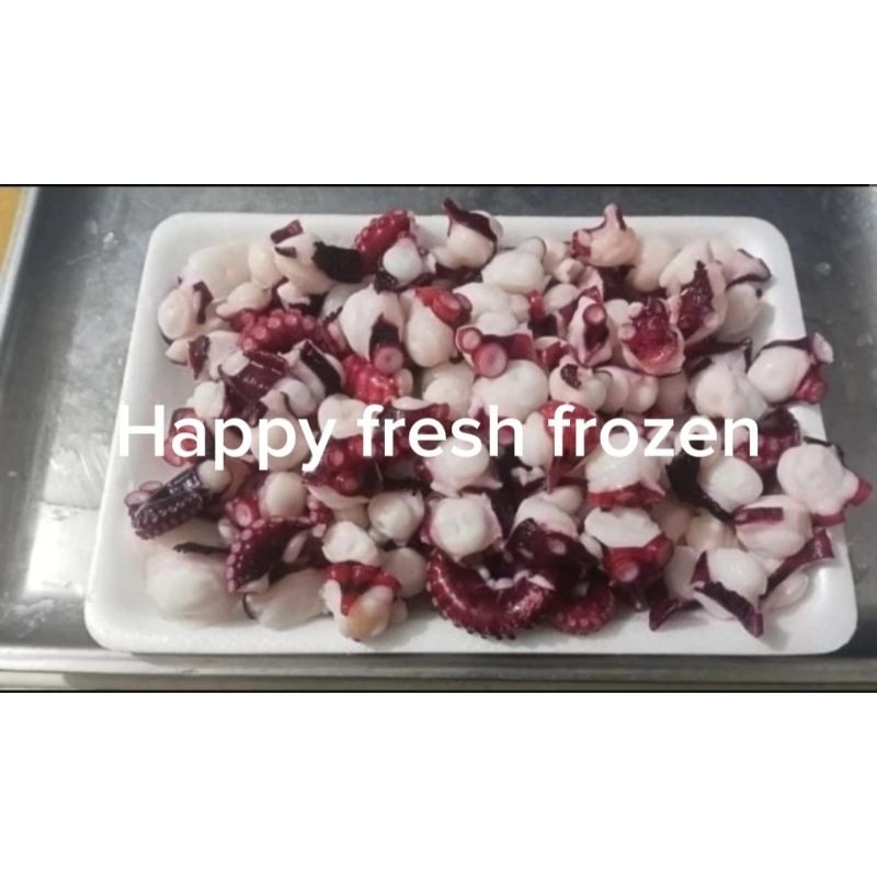 Gurita Potong Cook Beku Frozen 500 gr HFF Cirendeu