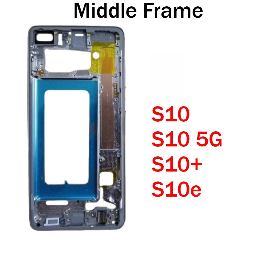 Middle Frame For Samsung S10 S10+ S10e Plus 5G LCD Front Frame Housing Bezel