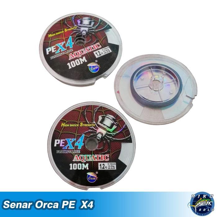 Senar Pancing PE Orca Aquatic X4 Murah Berkualitas NILON - 1.0