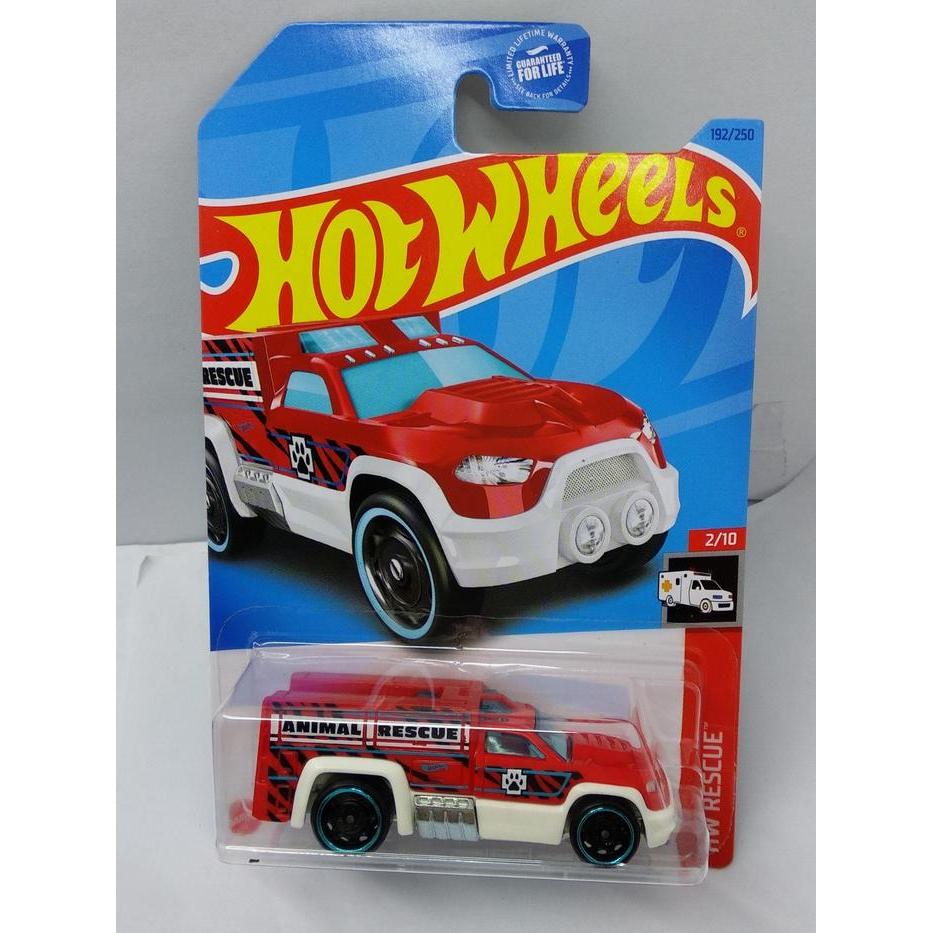 Diecast Hot Wheels RESCUE DUTY USA-Q L2593-976Q Mainan Skala 1/64