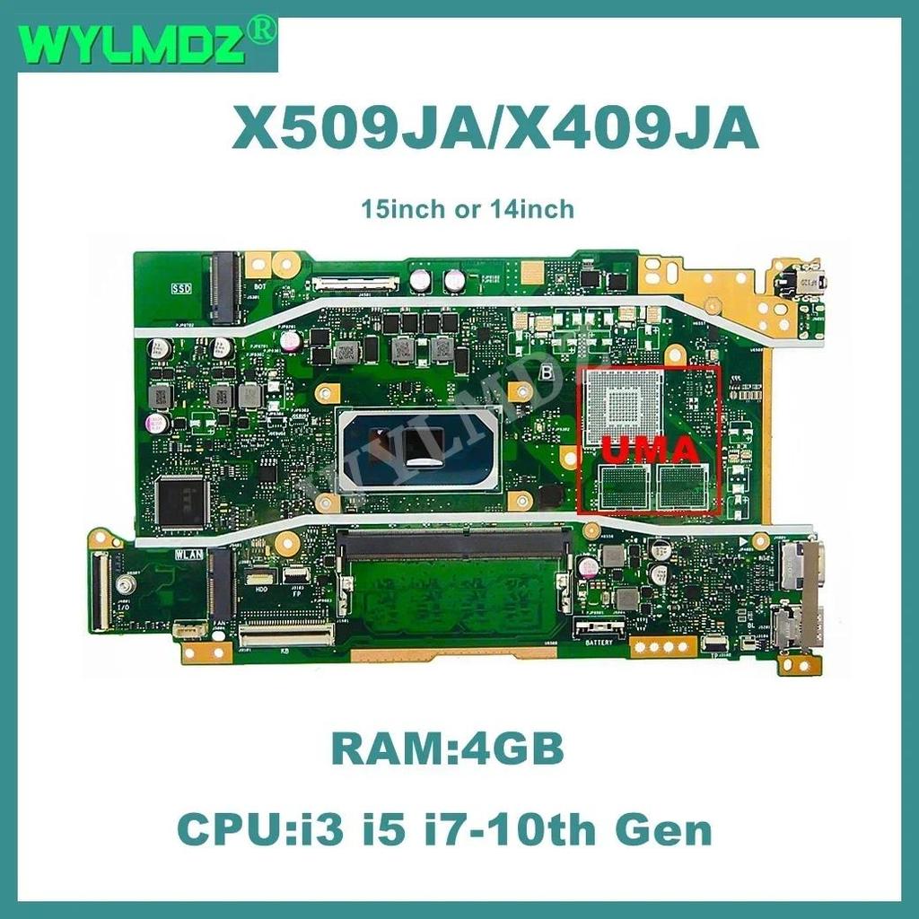 X409JA Motherboard for ASUS X509JA R409J A409J F409J A509J F509J P1510CJA Laptop Mainboard CPU i3 i5