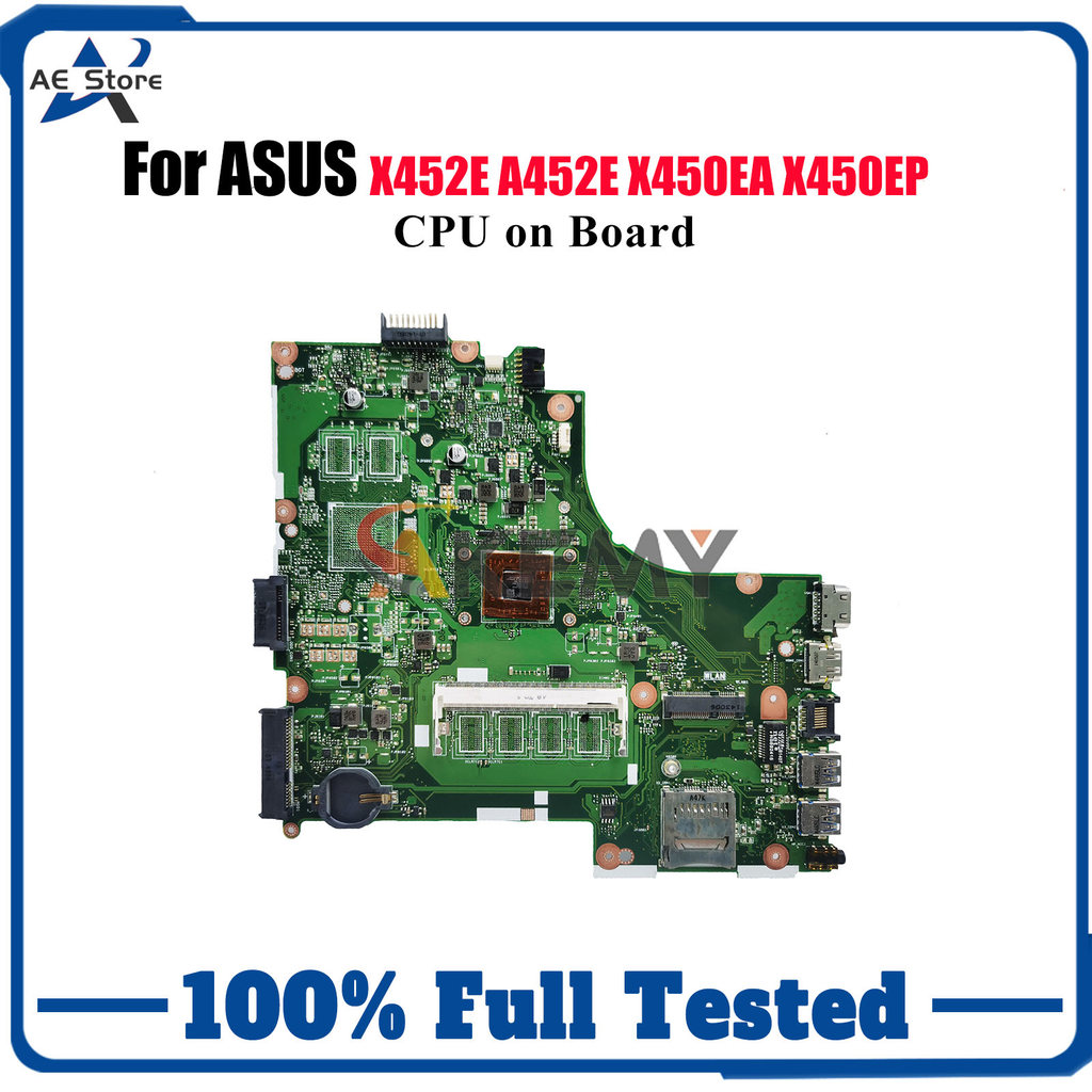 X450EA Laptop Motherboard For ASUS VivoBook X450E A452E X452E X450EP X450EA Notebook Mainboard With 