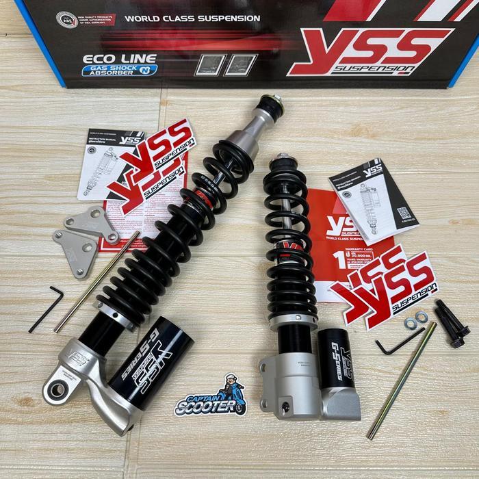 shock shockbreaker yss tabung gseries vespa sprint primavera new - Black