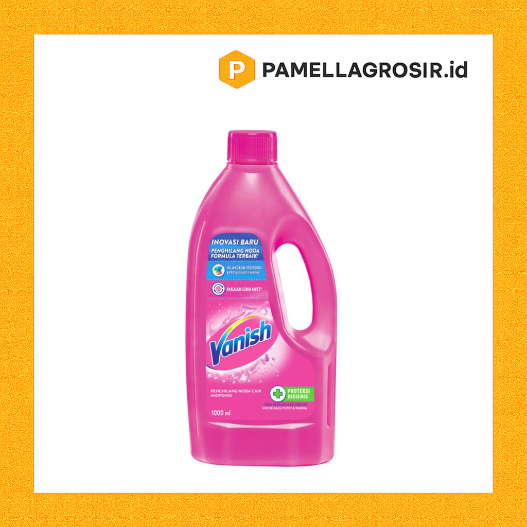 VANISH PINK LIQUID 1000 ML BOTOL - PENGHILANG NODA DAN KUMAN