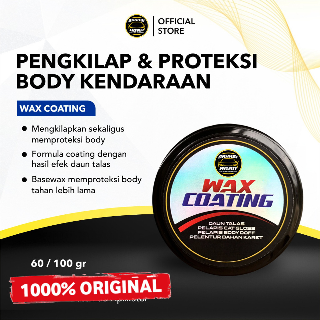 GARASI AGAN JAKARTA PENGHILANG BARET Body Mobil Motor 60gr / Untuk Body Compound Car / Kendaraan / S