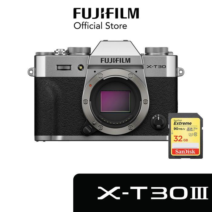 FUJIFILM X-T30 III Body Only Kamera Mirrorless XT30III - Silver