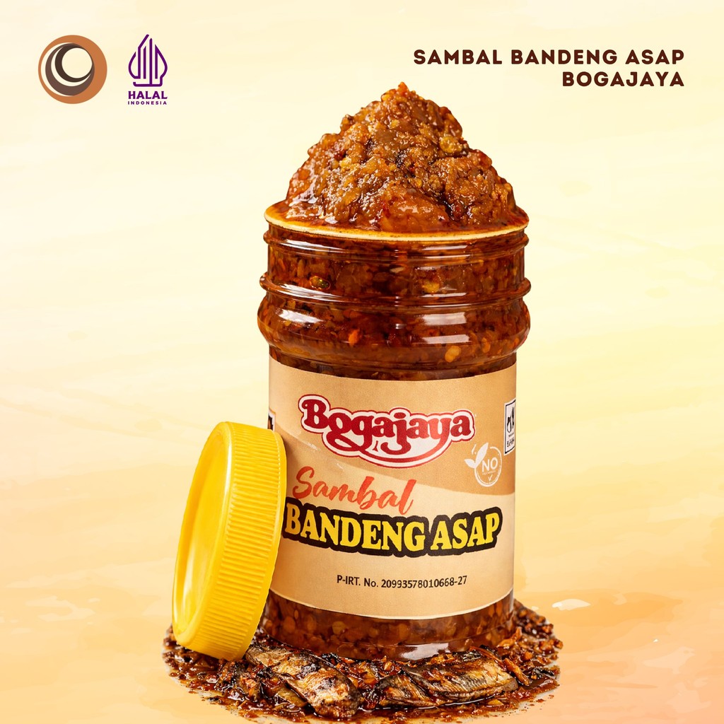 Bogajaya Sambal Bandeng Asap Asli Pedas Gurih [ Sambal Praktis Tahan Lama Tanpa Pengawet