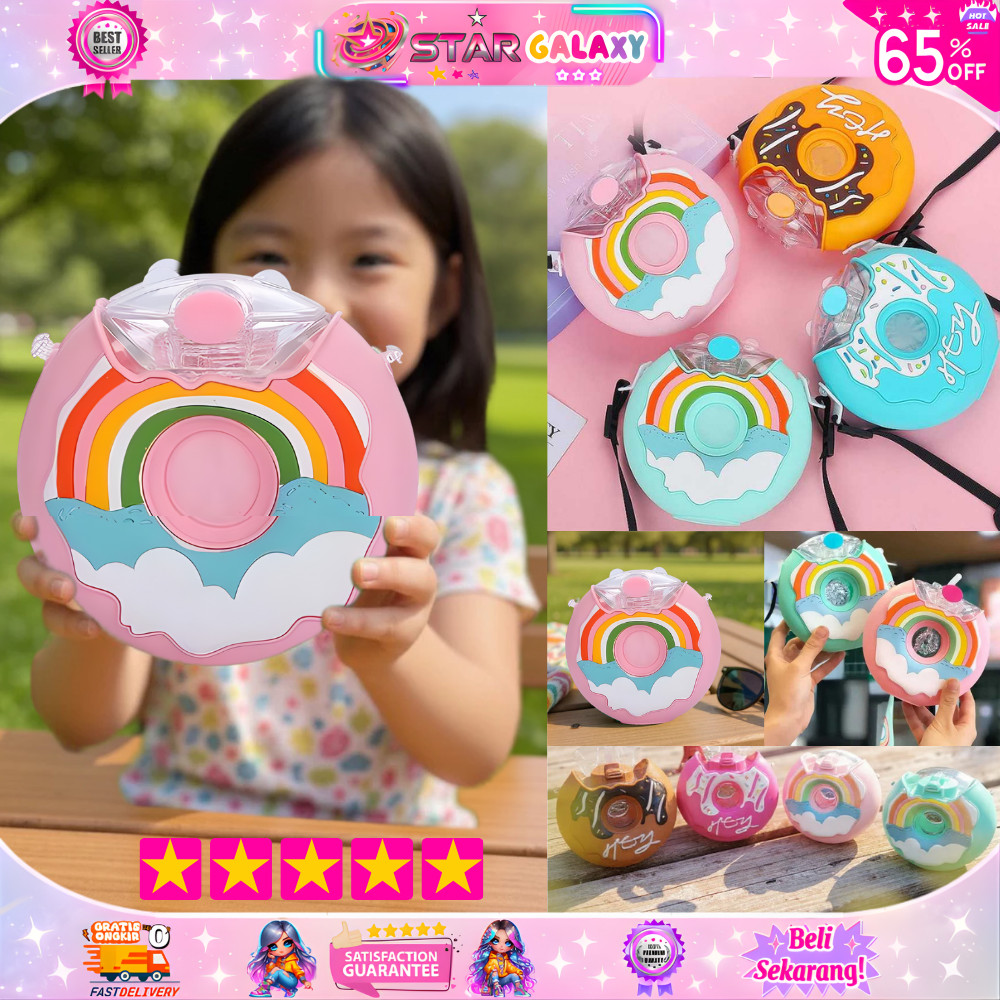 STARGALAXY.ID - JCO SWEET TIME BOTOL AIR MINUM 380ML IMPORT WARNA WARNI ANAK LUCU AESTHETIC ORIGINAL