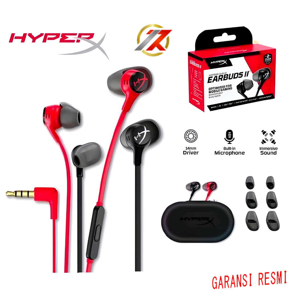 HyperX Cloud Earbuds III 3 / Earbuds III S / Earbuds II Gaming Earbuds with Mic | Headset Gaming Hyp